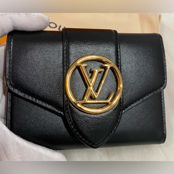SOLD‼️Louis Vuitton Black/Pink Pont 9 Wallet - Picture 10 of 17